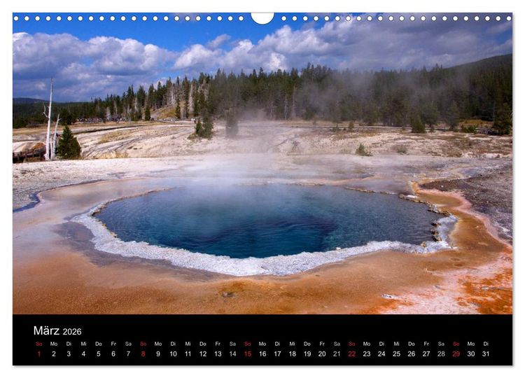 Produktbild: Yellowstone Impressionen (Wandkalender 2026 DIN A3 quer), CALVENDO Monatskalender