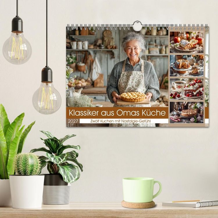 Produktbild: Klassiker aus Omas K&uuml;che - Zw&ouml;lf Kuchen mit Nostalgie-Gef&uuml;hl (Wandkalender 2027 DIN A4 quer), CALVENDO Monatskalender