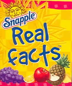 Produktbild: Snapple Real Facts