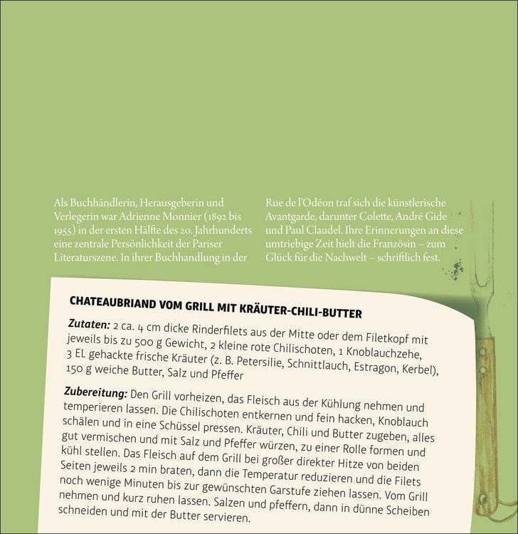 Produktbild: Der kleine literarische K&uuml;chenkalender Premium-Postkartenkalender 2027 - Mit Texten und Rezepten