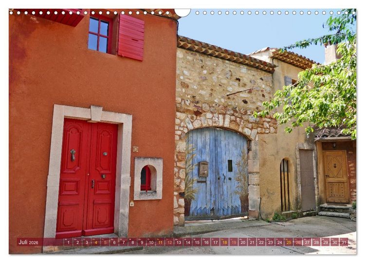 Produktbild: Spaziergang durch Roussillon (Wandkalender 2026 DIN A3 quer), CALVENDO Monatskalender