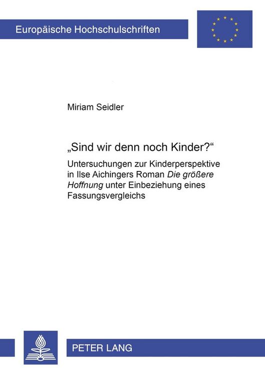Produktbild: &laquo;Sind wir denn noch Kinder?&raquo;