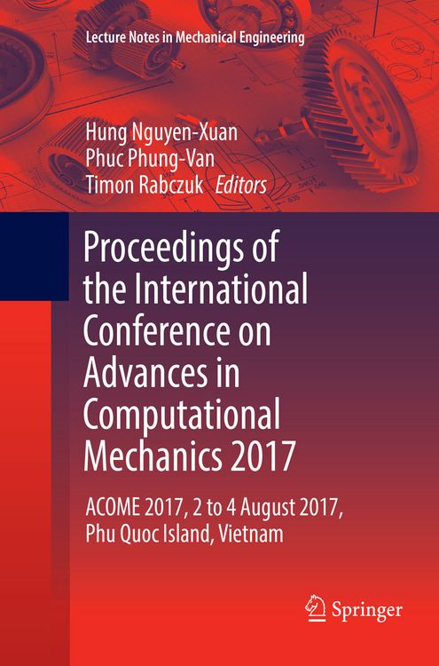 Produktbild: Proceedings of the International Conference on Advances in Computational Mechanics 2017
