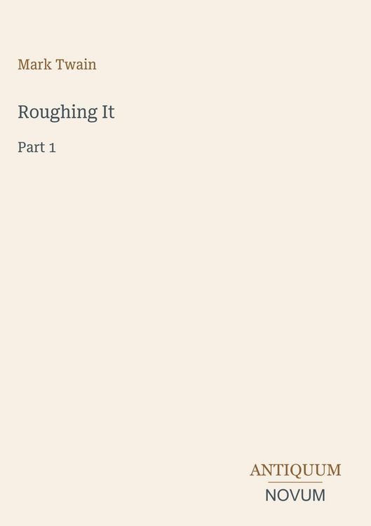 Produktbild: Roughing It