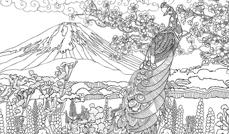 Produktbild: Ausmalparadies &ndash; Sehnsuchtsort Japan