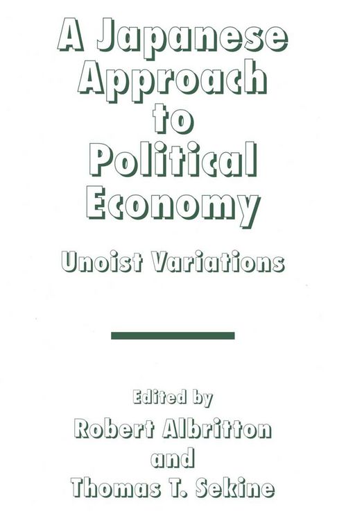 Produktbild: A Japanese Approach to Political Economy