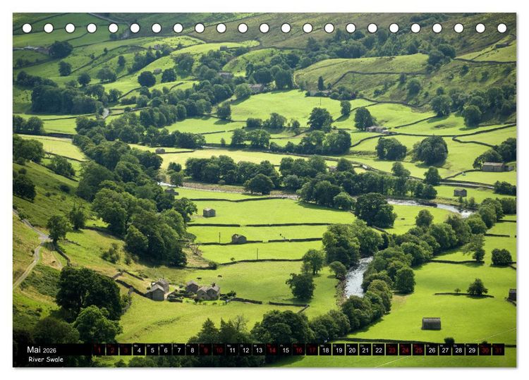 Produktbild: Traumhafte Yorkshire Dales (Tischkalender 2026 DIN A5 quer), CALVENDO Monatskalender