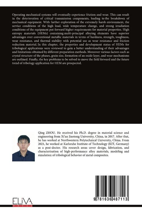 Produktbild: Wear of Multi-Principal Component Alloy Composites