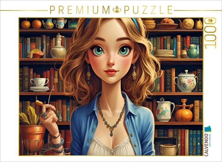 Produktbild: CALVENDO Puzzle Bibliothekarin | 1000 Teile Lege-Gr&ouml;&szlig;e 64x48cm Foto-Puzzle f&uuml;r gl&uuml;ckliche Stunden