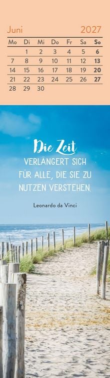 Produktbild: Lesezeichenkalender 2027: Ein wenig Zeit f&uuml;r dich