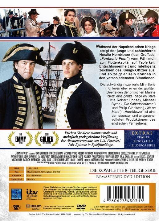 Produktbild: Hornblower - Die komplette Serie [8 DVDs]