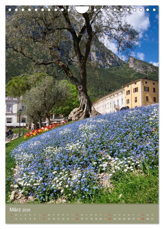 Produktbild: Gardasee - Die sch&ouml;nsten Momente am Gardasee (Wandkalender 2026 DIN A4 hoch), CALVENDO Monatskalender