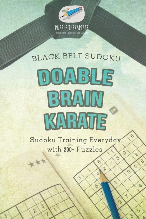 Produktbild: Doable Brain Karate | Black Belt Sudoku | Sudoku Training Everyday with 200+ Puzzles