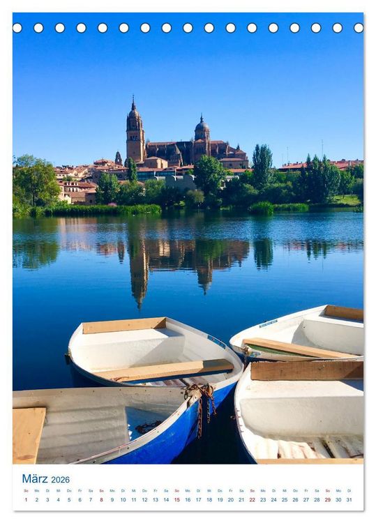 Produktbild: Salamanca. Die goldene Stadt am Tormes (Tischkalender 2026 DIN A5 hoch), CALVENDO Monatskalender