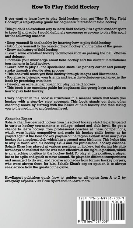 Produktbild: How To Play Field Hockey