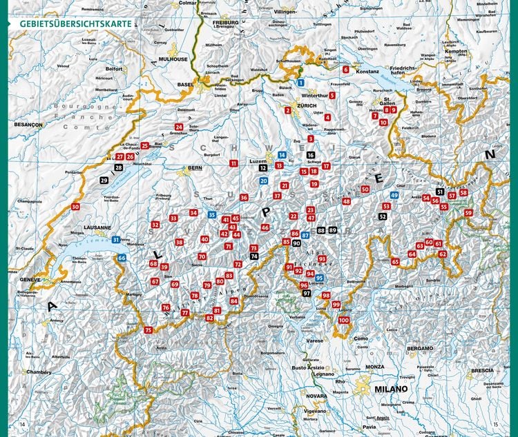 Produktbild: Kümmerly+Frey Wanderführer Wanderparadies Schweiz