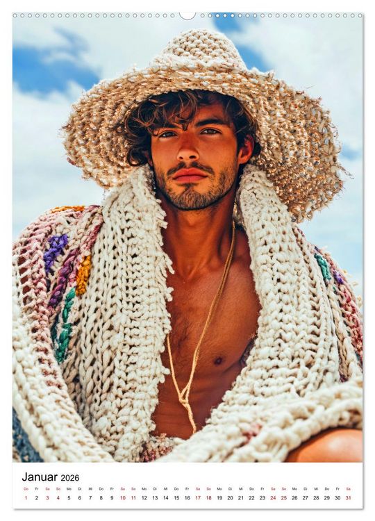 Produktbild: Knit Couture - Strick trifft Runway (hochwertiger Premium Wandkalender 2026 DIN A2 hoch), Kunstdruck in Hochglanz