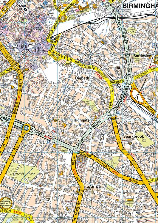 Produktbild: Birmingham Pocket Street Map