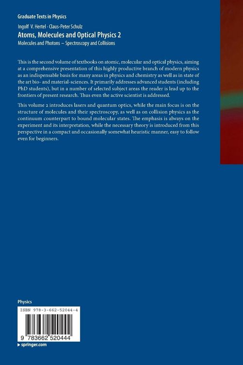 Produktbild: Atoms, Molecules and Optical Physics 2