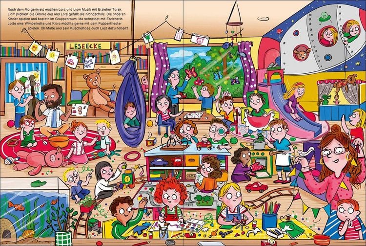 Produktbild: Mein sch&ouml;nstes Kindergarten-Wimmelbuch