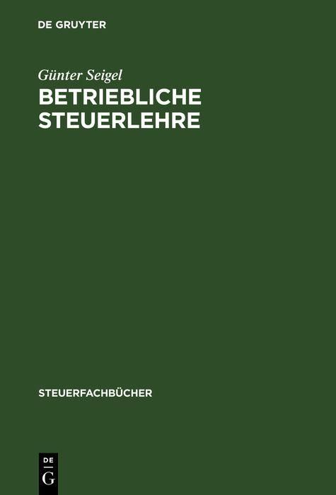 Produktbild: Betriebliche Steuerlehre