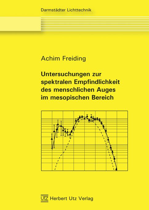 Produktbild: Untersuchungen zur spektralen Empfindlichkeit des menschlichen Auges im mesopischen Bereich