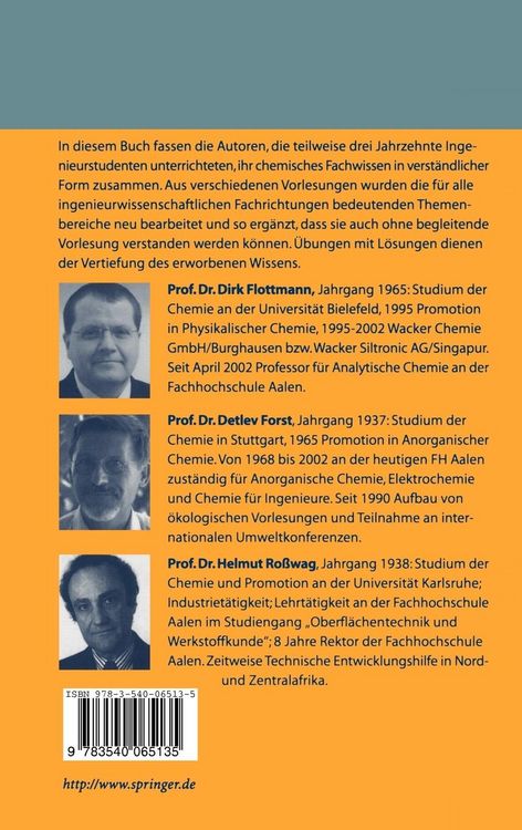 Produktbild: Chemie f&uuml;r Ingenieure