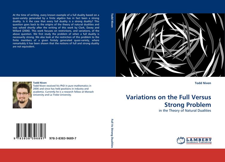 Produktbild: Variations on the Full Versus Strong Problem