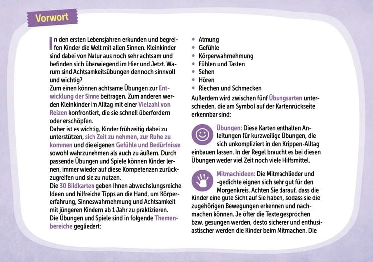 Produktbild: Sinnesf&ouml;rderung und Achtsamkeit f&uuml;r Krippenkinder