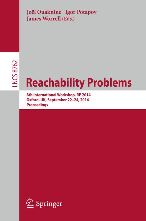 Produktbild: Reachability Problems