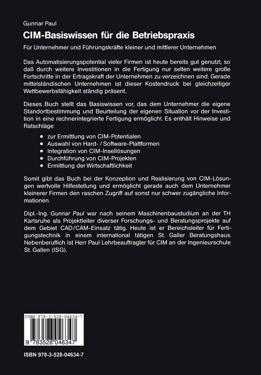 Produktbild: CIM-Basiswissen f&uuml;r die Betriebspraxis