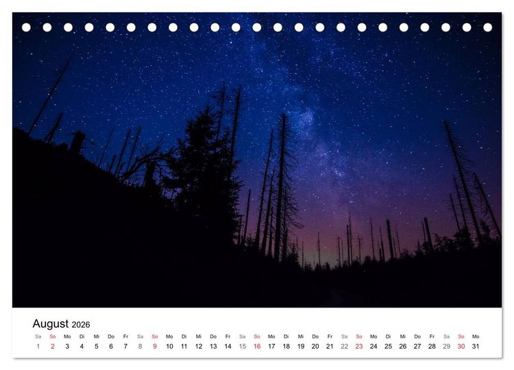Produktbild: Impressionen Passauer Land, Bayrischer Wald, Grenzland (Tischkalender 2026 DIN A5 quer), CALVENDO Monatskalender
