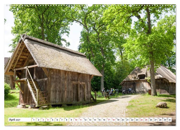 Produktbild: Radland Deutschland - L&uuml;neburger Heide (hochwertiger Premium Wandkalender 2027 DIN A2 quer), Kunstdruck in Hochglanz