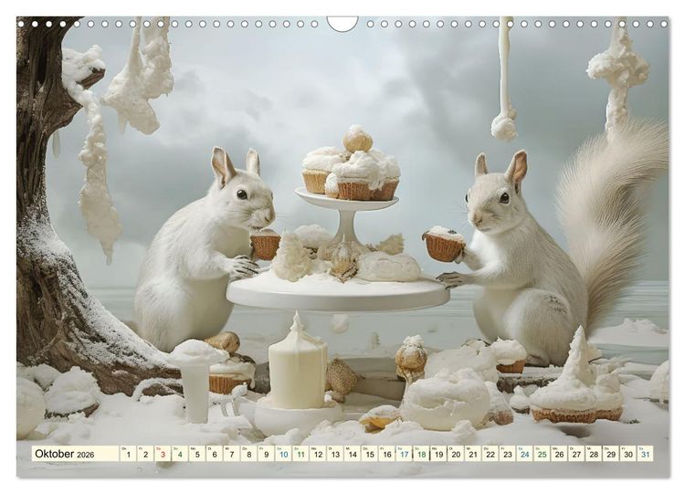Produktbild: Die Desserttafel ist gedeckt - Humorbilder (Wandkalender 2026 DIN A3 quer), CALVENDO Monatskalender