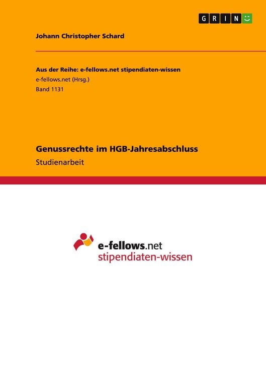 Produktbild: Genussrechte im HGB-Jahresabschluss