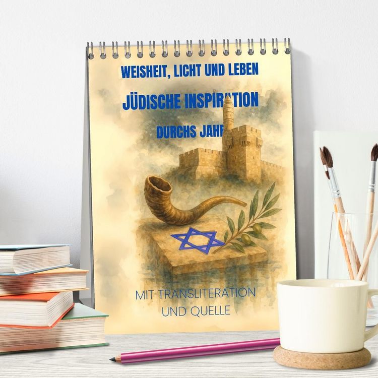 Produktbild: Weisheit, Licht und Leben &ndash; J&uuml;dische Inspiration durchs Jahr (Tischkalender 2027 DIN A5 hoch), CALVENDO Monatskalender