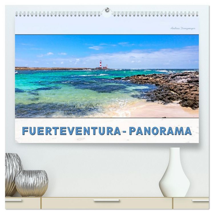 Produktbild: FUERTEVENTURA-PANORAMA (hochwertiger Premium Wandkalender 2026 DIN A2 quer), Kunstdruck in Hochglanz