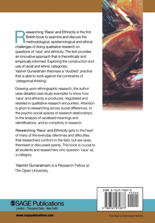Produktbild: Researching 'Race' and Ethnicity