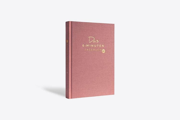 Produktbild: Das 6-Minuten-Tagebuch pur (granat)