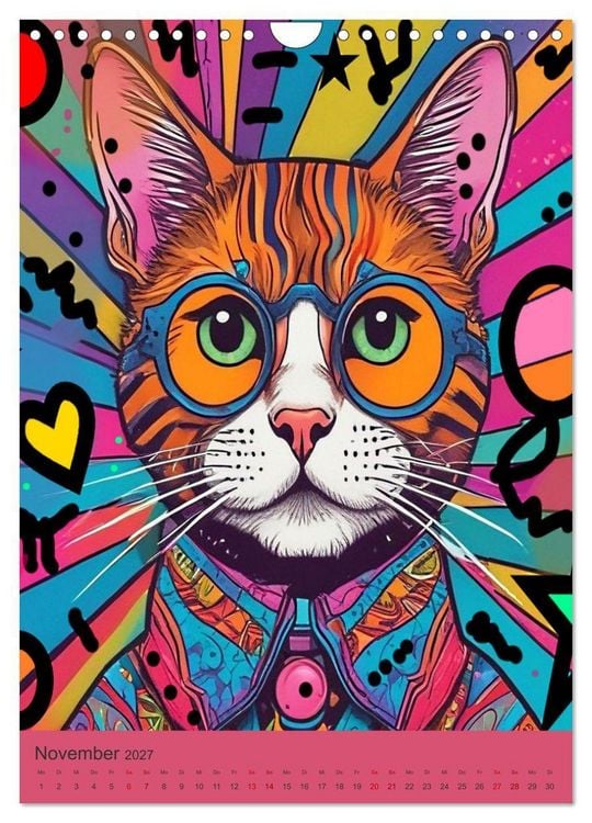 Produktbild: Meine Katze ist der Chef (Wandkalender 2027 DIN A4 hoch), CALVENDO Monatskalender