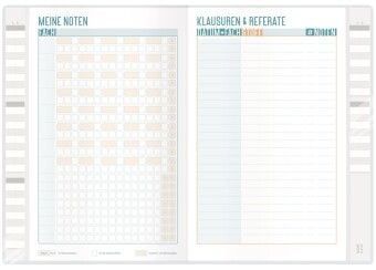 Produktbild: Schulstuff Aufgabenheft Smart A5 Umschlag, sort.(4)