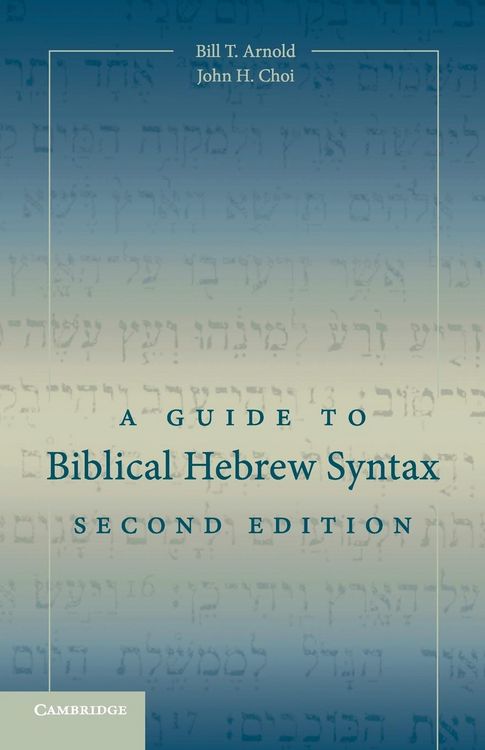 Produktbild: A Guide to Biblical Hebrew Syntax