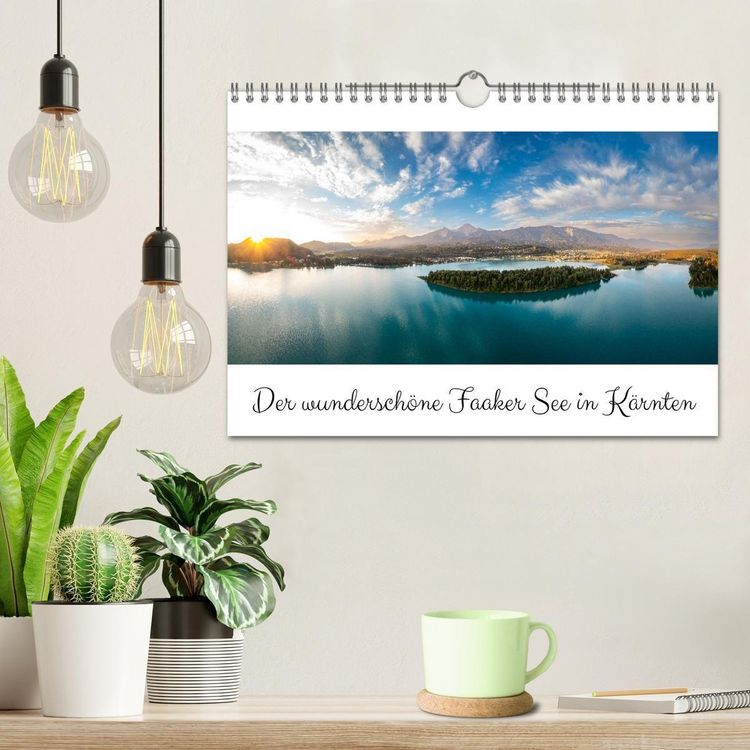 Produktbild: Der wundersch&ouml;ne Faaker See in K&auml;rnten (Wandkalender 2026 DIN A4 quer), CALVENDO Monatskalender