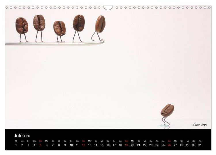 Produktbild: Kaffeefahrt 2026 DIN A4 Querformat (Wandkalender 2026 DIN A3 quer), CALVENDO Monatskalender