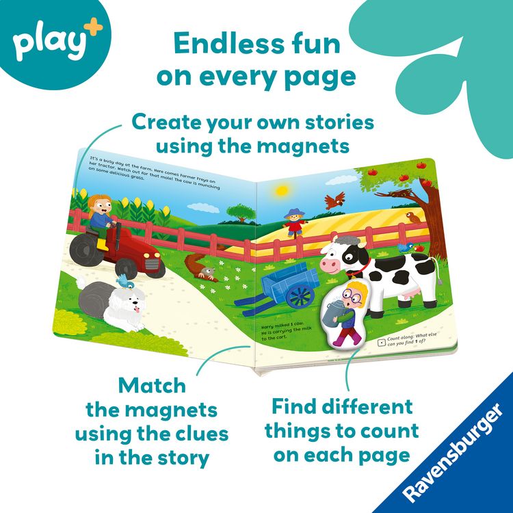Produktbild: Play+ My first Magnetic Book: Match and Learn Numbers