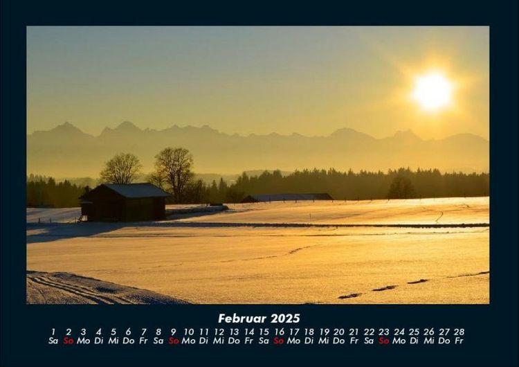 Produktbild: Sonnenuntergang 2025 Fotokalender DIN A4