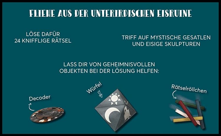 Produktbild: Escape Adventures Adventskalender &ndash; Die verwunschenen Eisruinen