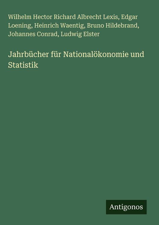 Produktbild: Jahrb&uuml;cher f&uuml;r National&ouml;konomie und Statistik