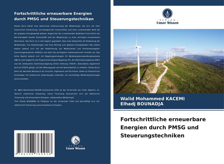 Produktbild: Fortschrittliche erneuerbare Energien durch PMSG und Steuerungstechniken