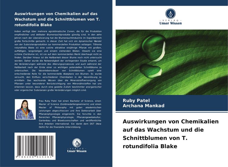 Produktbild: Auswirkungen von Chemikalien auf das Wachstum und die Schnittblumen von T. rotundifolia Blake